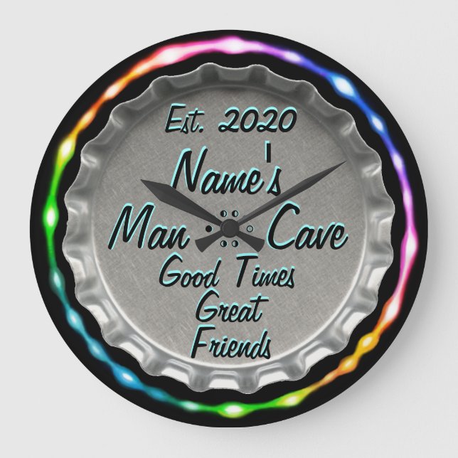 Horloge Grotte Homme ! Neon regarde ! (Recto)