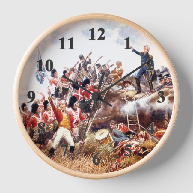 Horloge Guerre de l'ABH de 1812 (Recto)