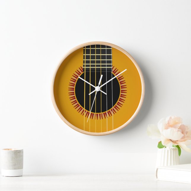 Horloge Guitare acoustique (Maison)