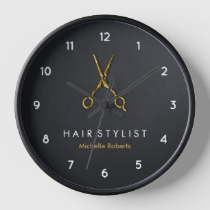 Horloge Hairstyliste moderne moderne moderne et personnali