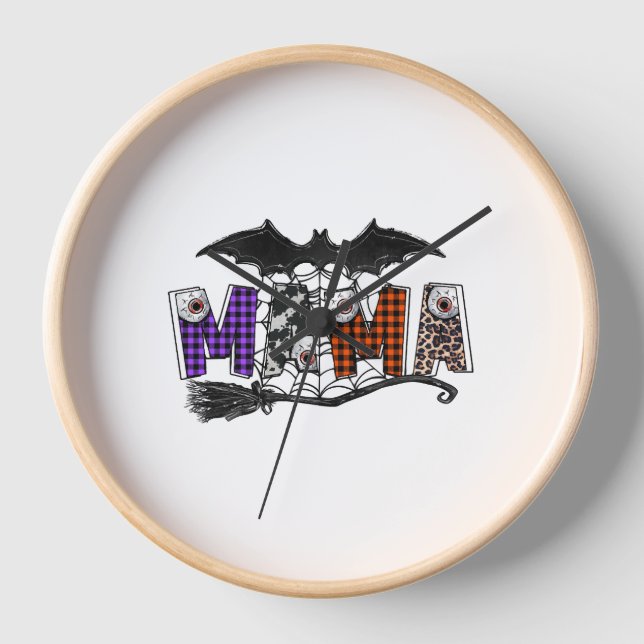 Horloge Halloween Mama (Recto)