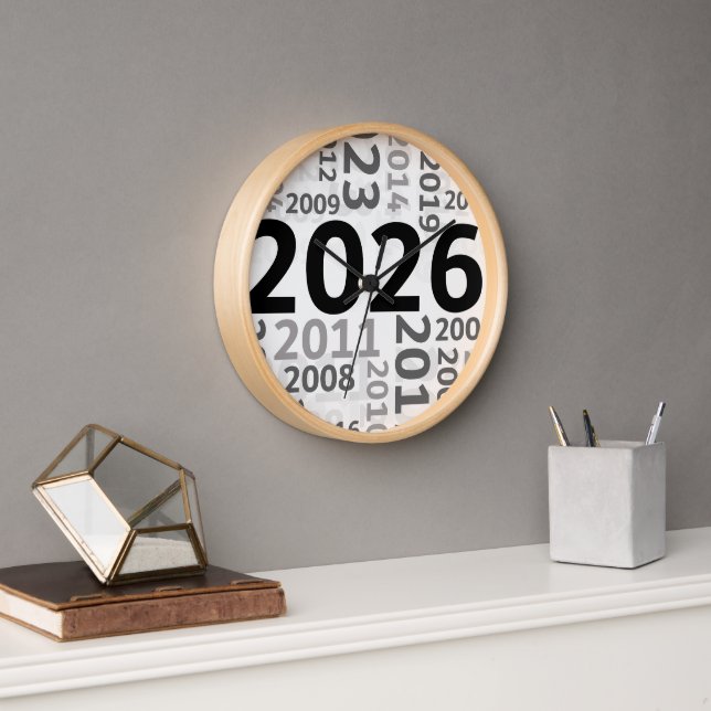 Horloge Happy New Year (Bureau)