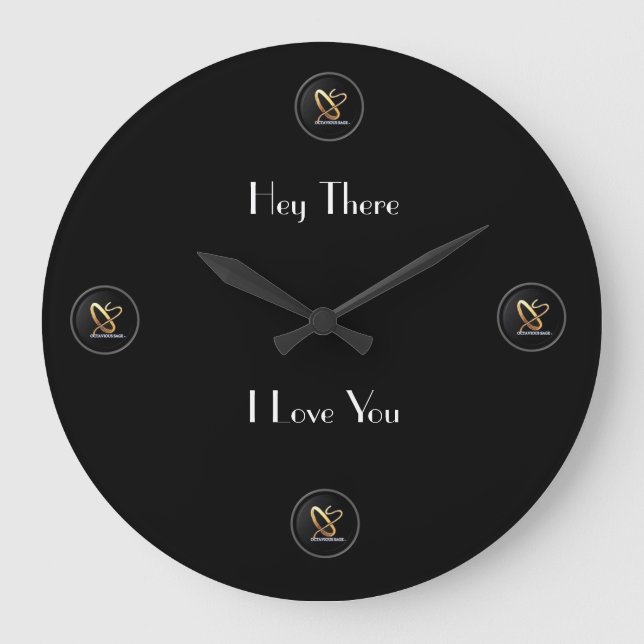 Horloge 'Hey Là Je T'Aime' (Recto)