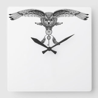 Horloge Hibou rêveur