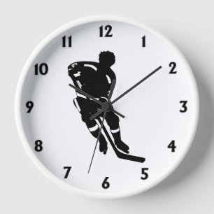 Horloge Hockey Player Sport Design