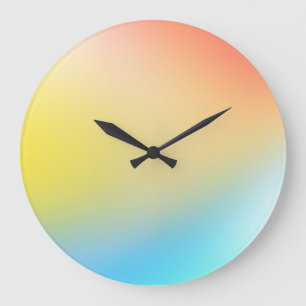 Horloge Holographique Colorée À Mur Rond