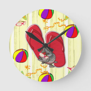 Horloge horaire de la plage