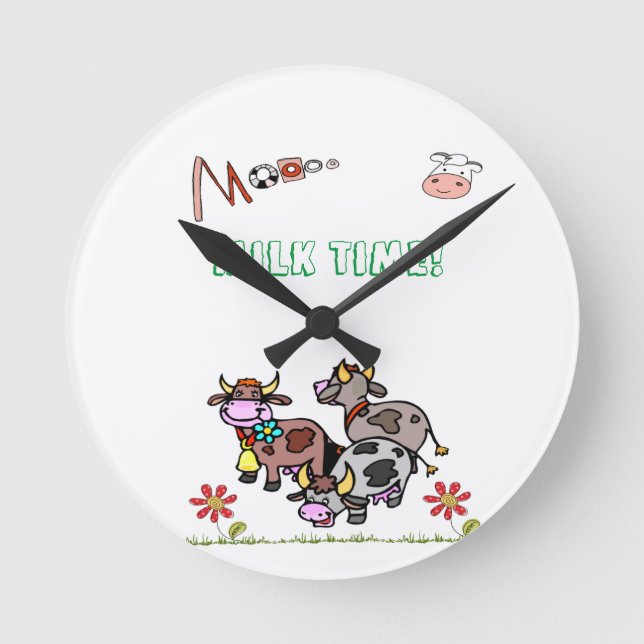 Horloge horaire du lait de vache (Recto)