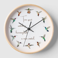 Hummingbird Clock