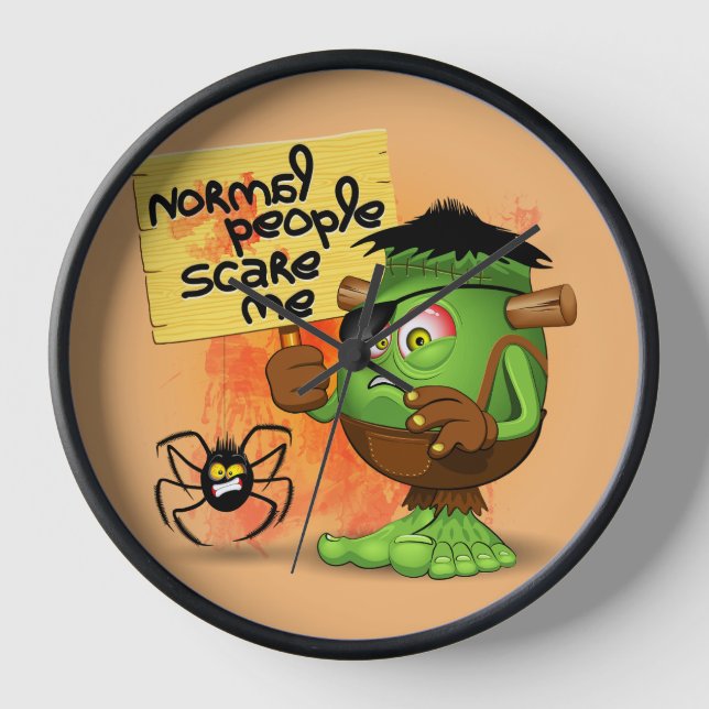 Horloge Humorous Frankenstein (Recto)