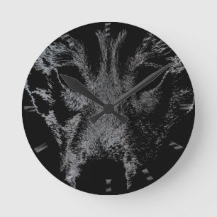 Horloge Husky Cadeaux Décor Loup Chien cadran