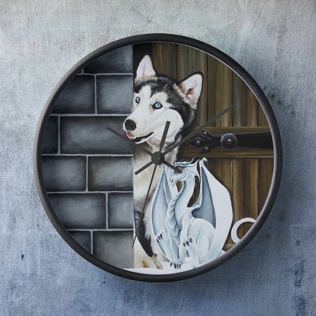 Horloge Husky Chig White Dragon Adventure (Créateur téléchargé)