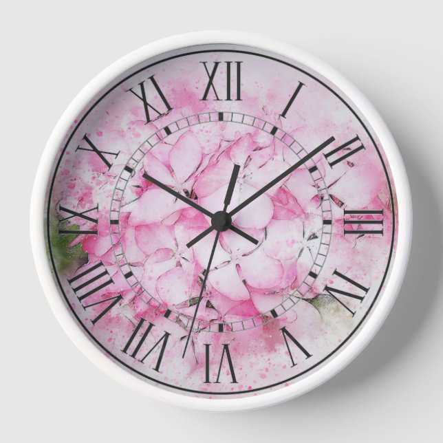 Horloge Hydrangea (Recto)