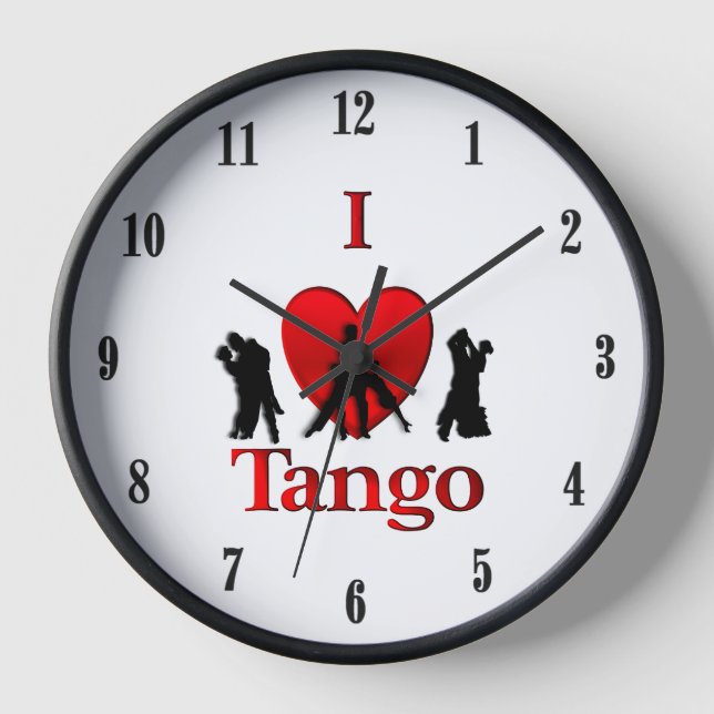 Horloge I Heart Tango (Recto)