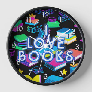 Horloge I Looks Colorful Round