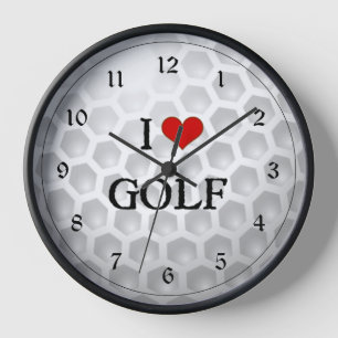Horloge I Love Golf
