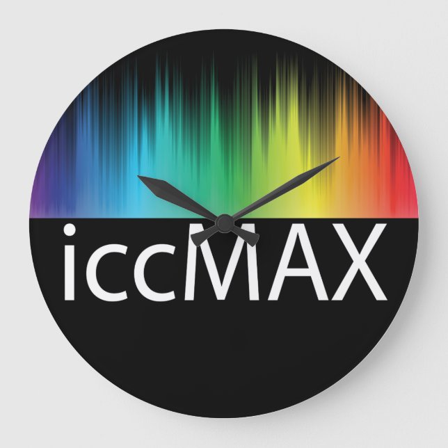 horloge iccMAX pour un passionné de gestion des co (Recto)
