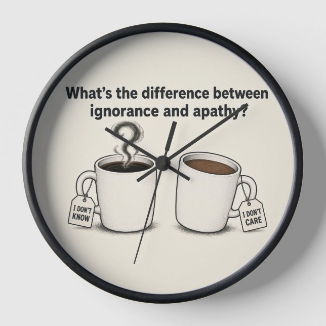 Horloge Ignorance et Apathie (Recto)