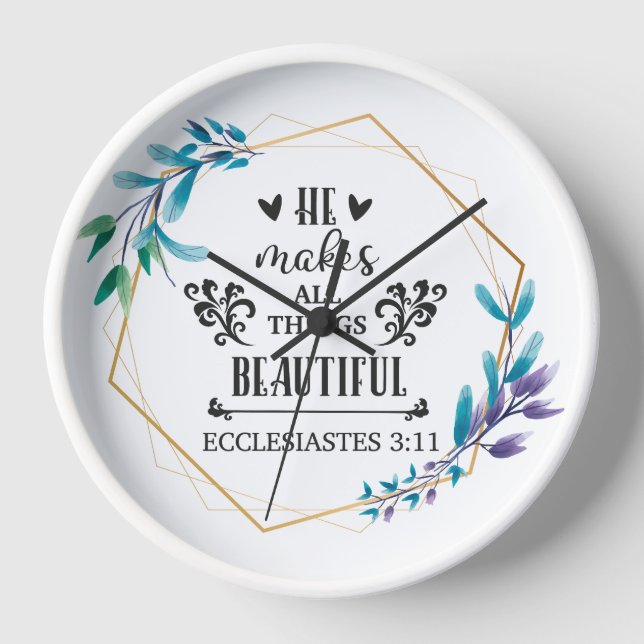 Horloge Il Rend Tout Beau (Recto)