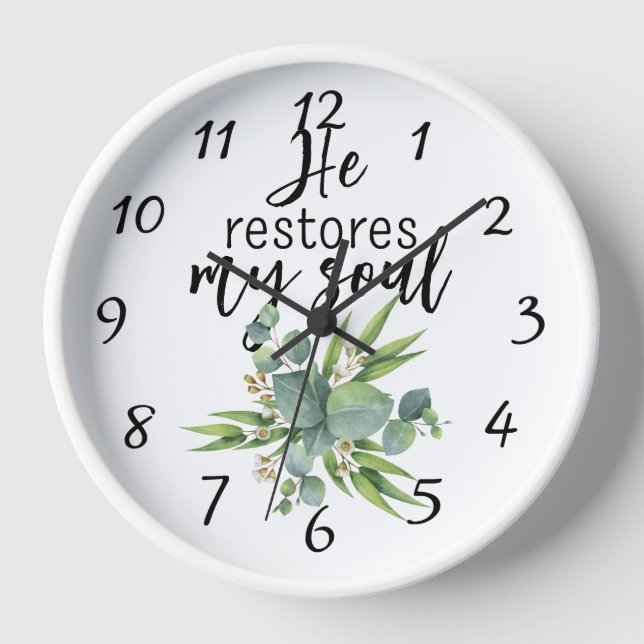 Horloge Il Restaure Mon Âme (Recto)