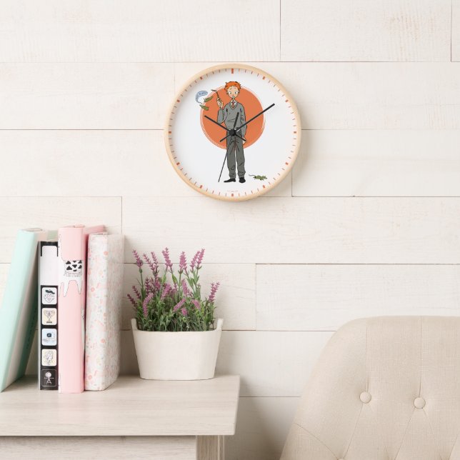 Horloge Illustration de Ron Weasley "Eat Slugs" (Salle de lecture)