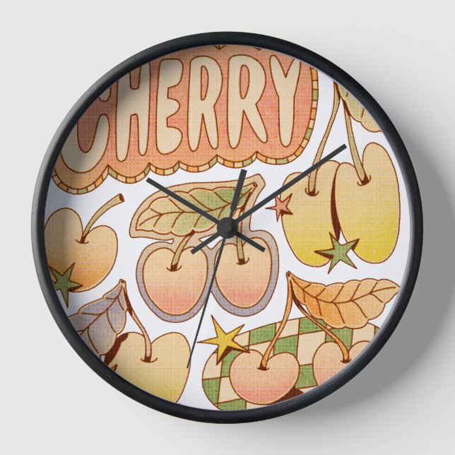 Horloge Illustrations Cherry / Cherry (Recto)
