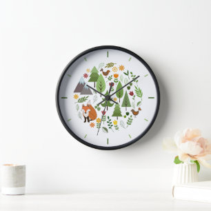 Horloge Illustrations de style scandinave Cercle+Temps