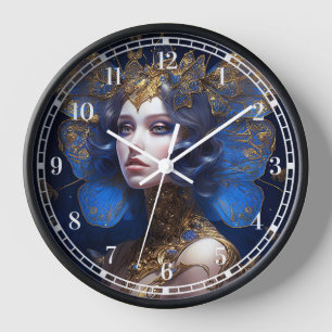 Horloge Imaginaire Blue Gold Fairy