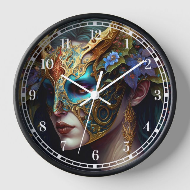 Horloge Imaginaire de femme Elf Horned (Recto)