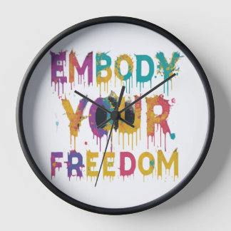 Horloge incarner votre liberté