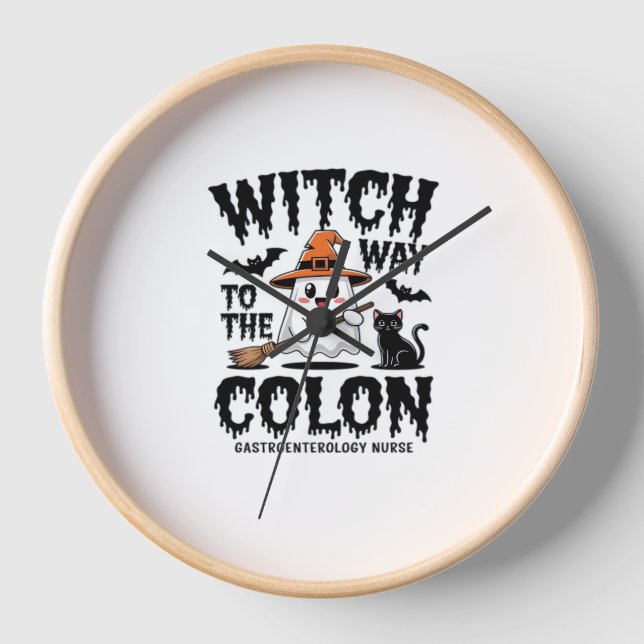 Horloge Infirmière Endo Halloween Infirmière gastro-intest (Recto)