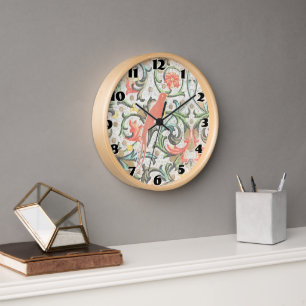 Horloge Inséparable vintage à motifs floraux
