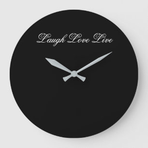 Horloge Inspirationnelle Avec Rire Amour Et Vie