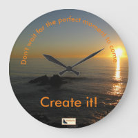 Horloge Inspirationnelle - Continuer à bouger