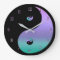Horloge Iridescendante Yin Yang