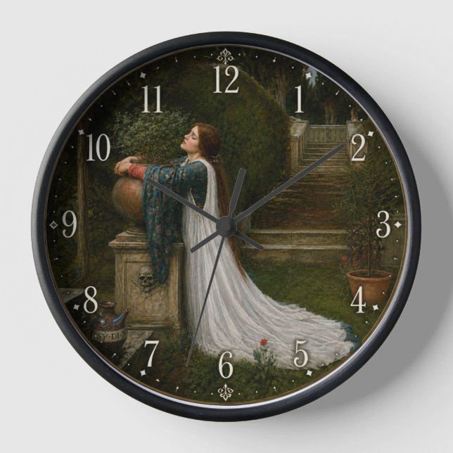 Horloge Isabella et le Pot de Basilic   (Recto)