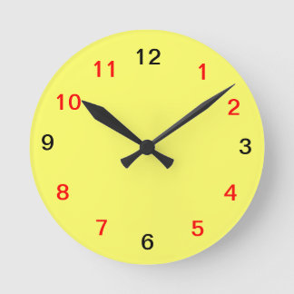 Horloge jaune