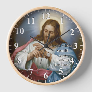 Horloge Jésus-Christ, regardez-vous le Temps - Jésus