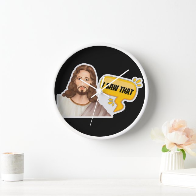 Horloge Jésus J'Ai Vu Ça (Maison)