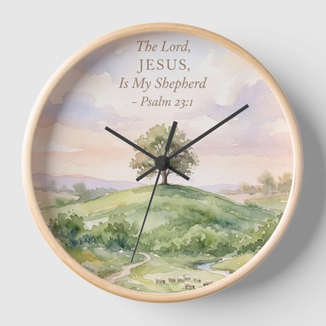Horloge Jésus le Bon Berger (Recto)