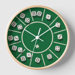 Horloge Jeu de dés de table
