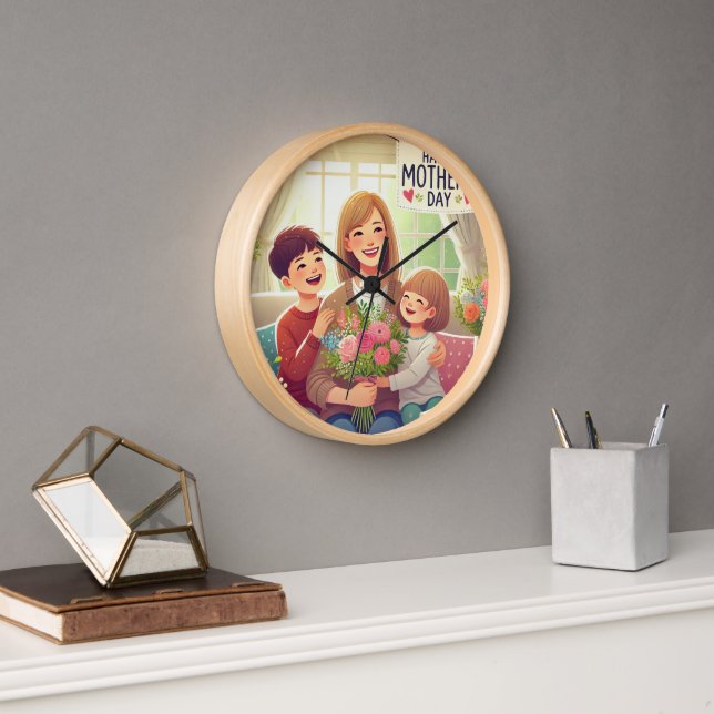 Horloge Jeu d'horloge de marche pour la journée mère (Bureau)