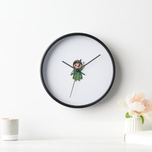 Horloge Joli Caftan Marocain Kawaii Robe Traditionnelle Ve