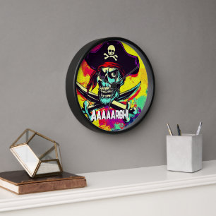 Horloge Jolly roger moderne