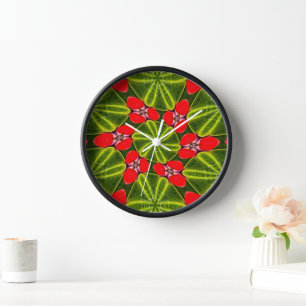 Horloge Joyeux Motifs de Noël