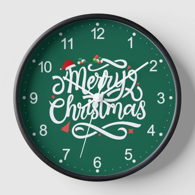 Horloge Joyeux Noël-61039 (Recto)
