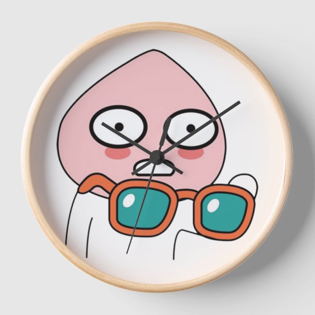 Horloge Kakao Emoticons - Édition Apeach Charmante (Recto)