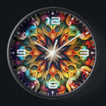 Horloge Kaleidoscope Mandala Flower Design-23091<br><div class="desc">Kaleidoscope Mandala Flower Design-23091</div>
