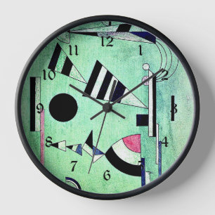 Horloge Kandinsky - Immergé en vert