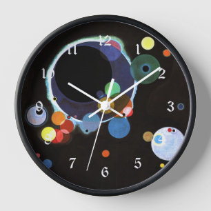Horloge Kandinsky - Plusieurs cercles